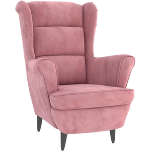 vidaXL Fauteuil rose velours pas cher