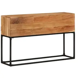 Comparateur de prix : vidaXL Table console 120x30x75 cm Bois d'acacia massif