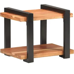 vidaXL Table de chevet 50x40x40 cm Bois d'acacia massif pas cher