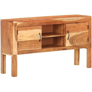 vidaXL Buffet 116x30x66 cm Bois d'acacia massif pas cher