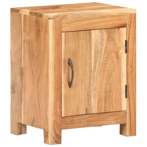 vidaXL Table de chevet 40x30x50 cm Bois d'acacia massif pas cher
