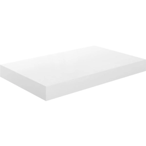 vidaXL Étagère murale flottante Blanc brillant 40x23x3,8 cm MDF pas cher