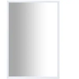 vidaXL Miroir Blanc 60x40 cm pas cher