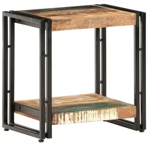 vidaXL Table d'appoint 40x30x40 cm Bois de récupération massif pas cher