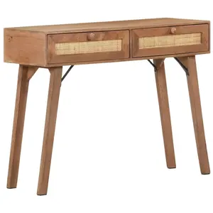 Comparateur de prix : vidaXL Table console 100x35x76 cm Bois de manguier massif