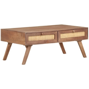 vidaXL Table basse 100x60x40 cm Bois de manguier massif pas cher