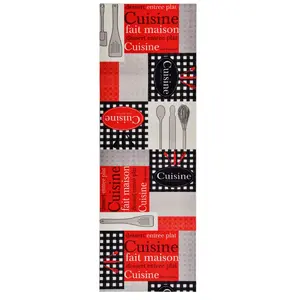 vidaXL Tapis de sol de cuisine lavable Cuisine 45x150 cm pas cher