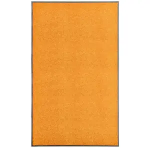 Comparateur de prix : vidaXL Paillasson lavable Orange 90x150 cm