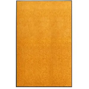 Comparateur de prix : vidaXL Paillasson lavable Orange 120x180 cm