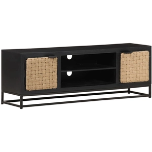 vidaXL Meuble TV 120x30x40 cm Bois massif de manguier pas cher