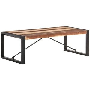 vidaXL Table basse 120x60x40 cm Bois massif pas cher