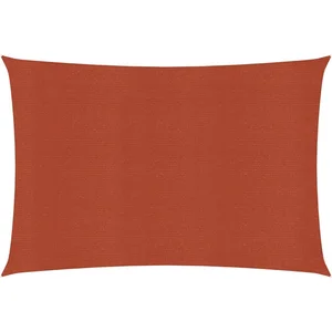 vidaXL Voile d'ombrage 160 g/m² Terre cuite 2,5x3,5 m PEHD pas cher