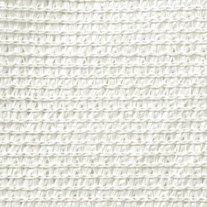 vidaXL Voile d'ombrage 160 g/m² Blanc 6x6x6 m PEHD pas cher
