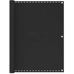 vidaXL Écran de balcon Anthracite 120x400 cm PEHD pas cher