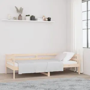 vidaXL Lit de jour sans matelas 80x200 cm bois de pin massif pas cher
