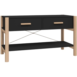 vidaXL Meuble TV Noir 82x38x45 cm Bois d'ingénierie pas cher