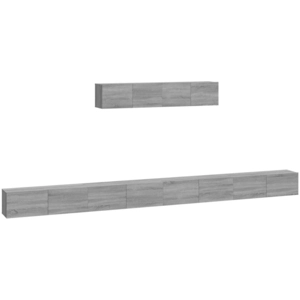 vidaXL Ensemble de meubles TV 6 pcs Sonoma gris Bois d'ingénierie