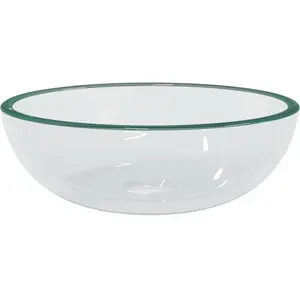 Comparateur de prix : vidaXL Lavabo Verre trempé 35x12 cm Transparent