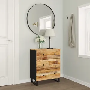 vidaXL Buffet 60x33x75 cm Bois massif de manguier pas cher