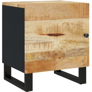 vidaXL Table de chevet 40x33x46 cm Bois de manguier solide pas cher