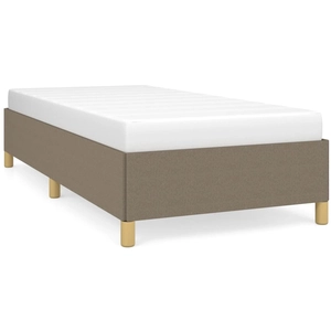 vidaXL Cadre de lit Taupe 120x200 cm Tissu pas cher
