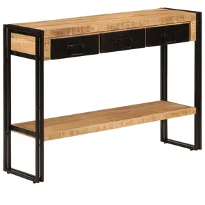 Comparateur de prix : vidaXL Table console 110x30x76 cm Bois de manguier solide