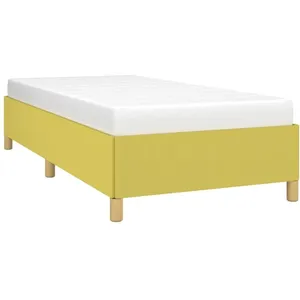 vidaXL Cadre de lit Vert 90x200 cm Tissu pas cher