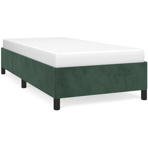 vidaXL Cadre de lit Vert foncé 80x200 cm Velours pas cher