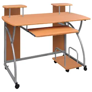 Comparateur de prix : vidaXL Bureau d'ordinateur Marron 110x52x88,5 cm Bois d ingénierie