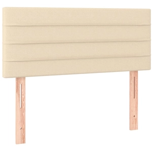 vidaXL Tête de lit Crème 80x5x78/88 cm Tissu pas cher