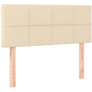 vidaXL Tête de lit Crème 90x5x78/88 cm Tissu pas cher