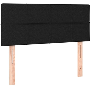 vidaXL Tête de lit Noir 100x5x78/88 cm Tissu pas cher