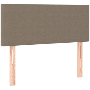 vidaXL Tête de lit Taupe 90x5x78/88 cm Tissu pas cher