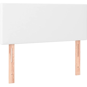 vidaXL Tête de lit Blanc 90x5x78/88 cm Similicuir pas cher