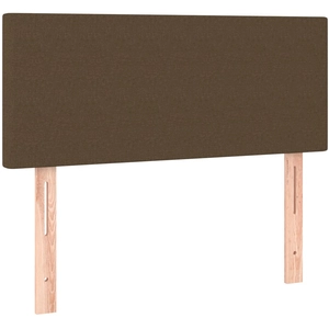 vidaXL Tête de lit Marron Foncé 90x5x78/88 cm Tissu pas cher