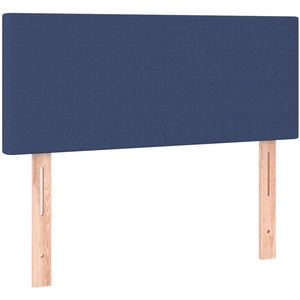 vidaXL Tête de lit Bleu 80x5x78/88 cm Tissu pas cher
