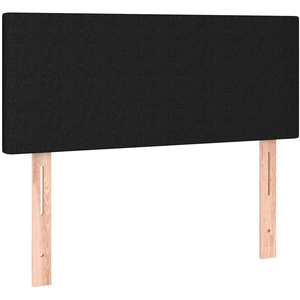 vidaXL Tête de lit Noir 80x5x78/88 cm Tissu pas cher
