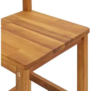 vidaXL Ensemble de bar de jardin 3 pcs Bois d'acacia solide pas cher
