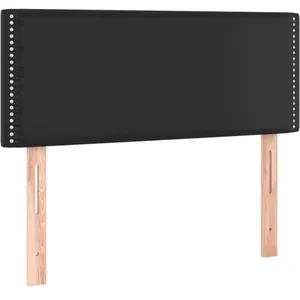 vidaXL Tête de lit Noir 90x5x78/88 cm Similicuir pas cher