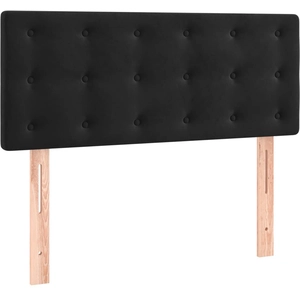 vidaXL Vidaxl Tête De Lit Noir 100x5x78/88 Cm Velours pas cher