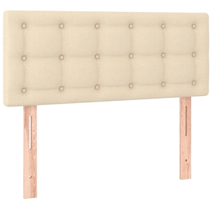 vidaXL Tête de lit Crème 90x5x78/88 cm Tissu pas cher