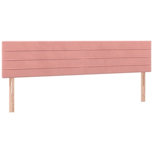 vidaXL Têtes de lit 2 pcs Rose 100x5x78/88 cm Velours pas cher
