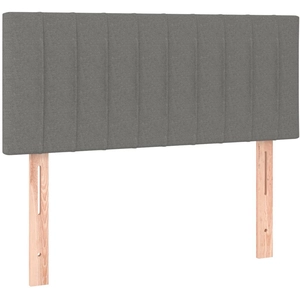 vidaXL Tête de lit Gris foncé 80x5x78/88 cm Tissu pas cher