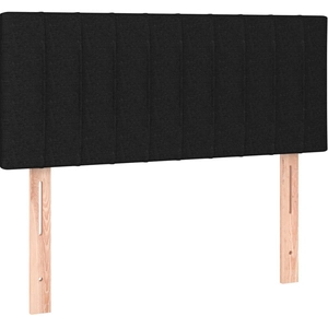 vidaXL Tête de lit Noir 80x5x78/88 cm Tissu pas cher