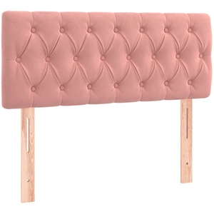 Comparateur de prix : vidaXL Tête de lit Rose 100x7x78/88 cm Velours