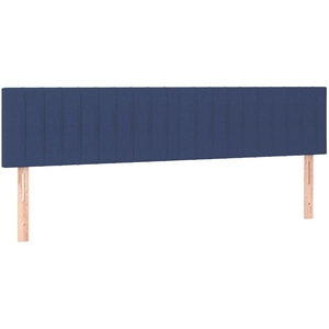 vidaXL Têtes de lit 2 pcs Bleu 90x5x78/88 cm Tissu pas cher