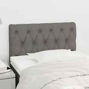 Comparateur de prix : vidaXL Tête de lit Gris foncé 80x7x78/88 cm Tissu