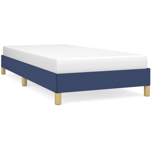 vidaXL Cadre de lit Bleu 80x200 cm Tissu pas cher