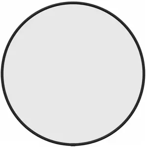 Comparateur de prix : vidaXL Miroir mural Noir Ø 40 cm Rond