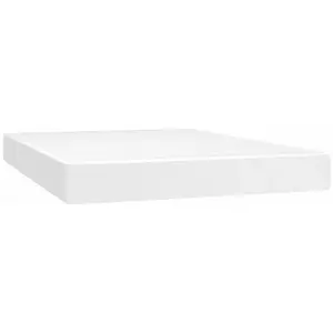 vidaXL Matelas de lit à ressorts ensachés Blanc 140x190x20 cm pas cher